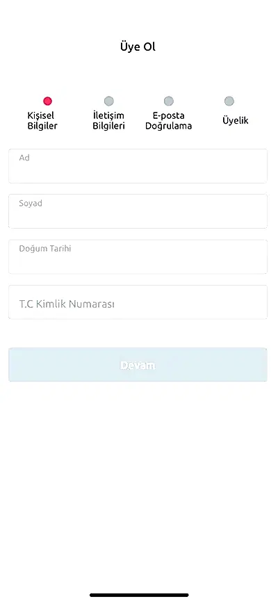TAMAMEN ONLINE <span>HIZLICA ÜYE OL</span>
